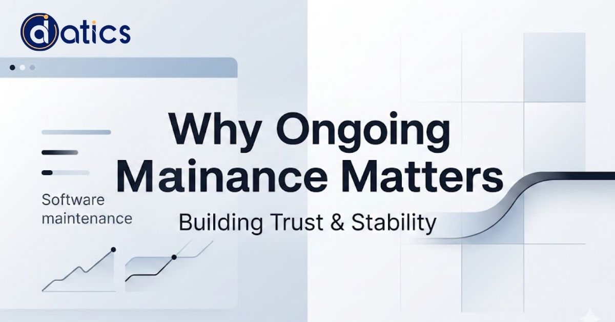 Learn how ongoing software maintenance ensures long-term product stability, security, and user trust, helping businesses scale effectively without losing quality.